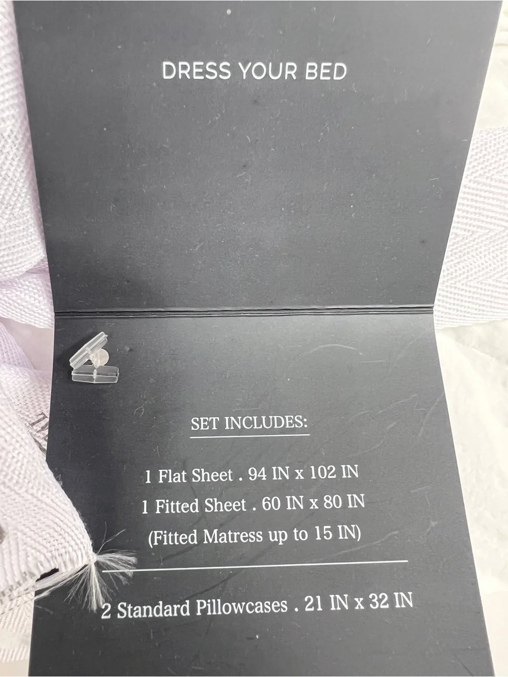 PiuBelle White Queen Sheet Set Fine Linens Soft 100% Cotton Portugal 4 Pc NEW